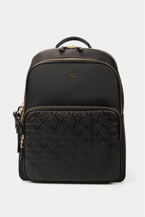 Morral Legacy de Nylon monocromático Negro