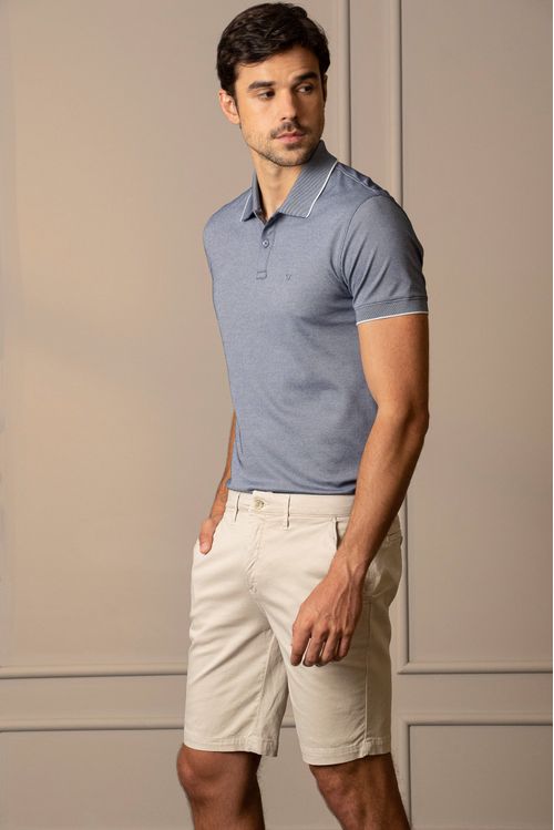 Bermuda semifit caruso para hombre casual deportiva