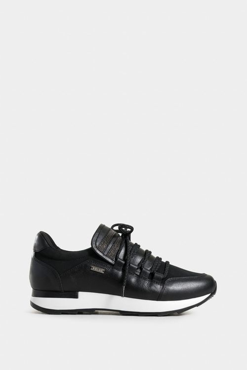 Zapatos cordón Napoles 2.0 de cuero para mujer punteras en contraste