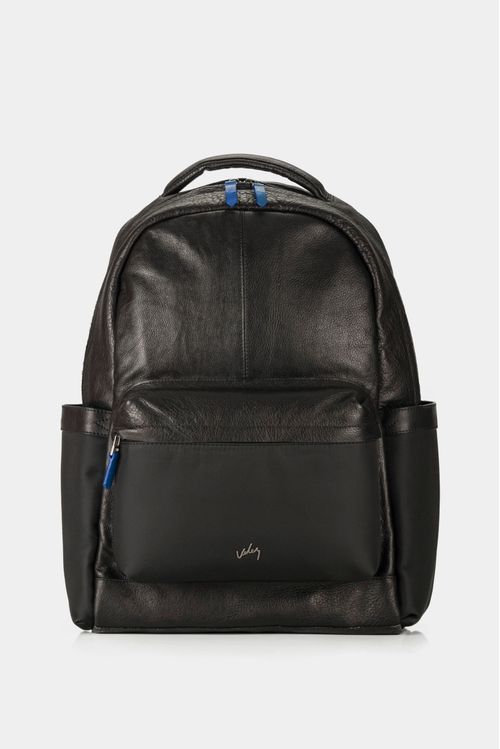 Morral fagus 2.0 de cuero para hombre lona en nylon Negro