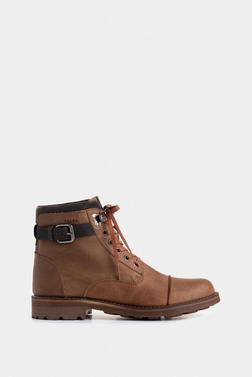 Botas casual Laos de cuero vintage Miel