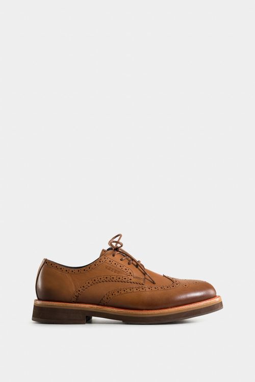 Zapatos cordón Brogue de cuero para hombre cortes tradicionales