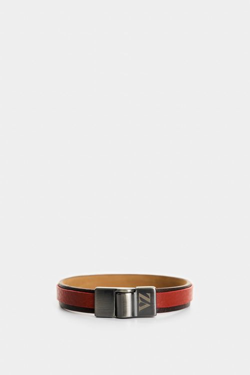 Manilla Ivy de cuero para hombre contraste