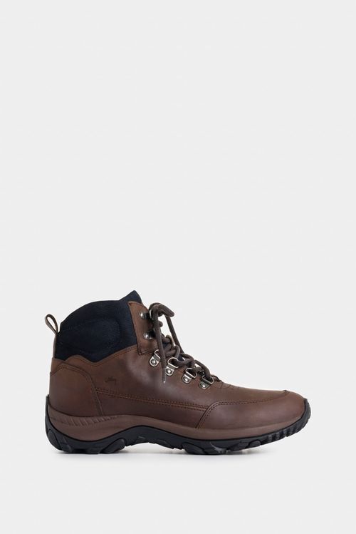 Botas zimbawe outdoor de cuero rústico para hombre combinadas