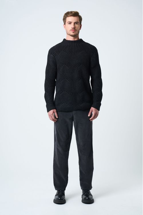 Pantalón Orión prenses para hombre semi holgado