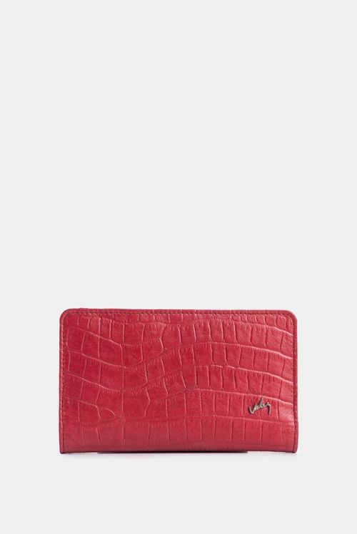 Billetera Oslo de cuero para mujer con monedero