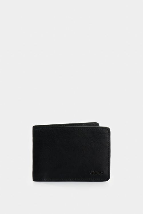 Billetera Oasis de cuero para hombre detalle contraste