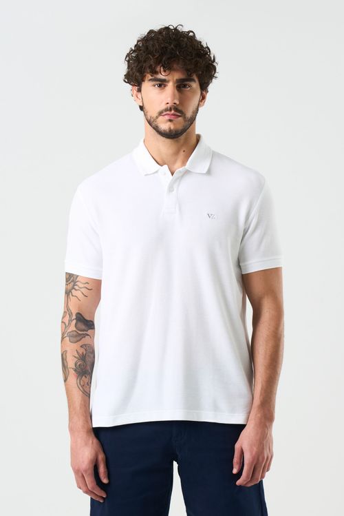 Polo manga corta Essential para hombre textura