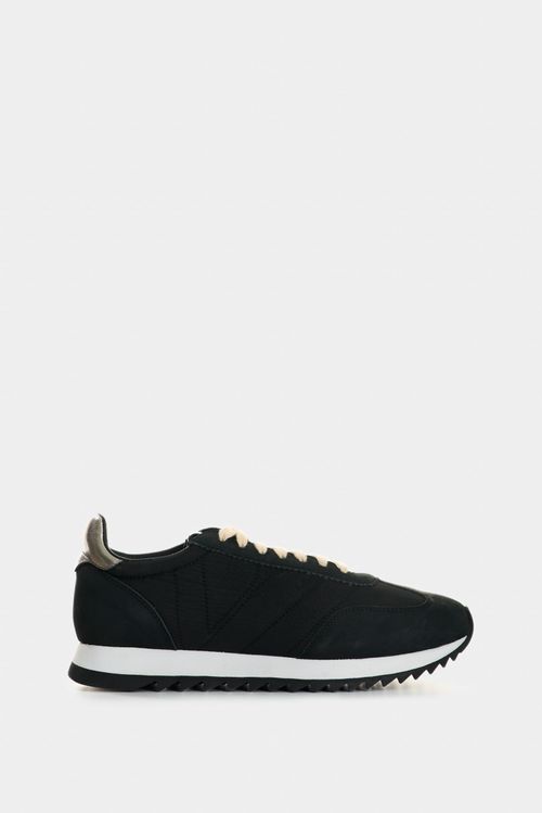 Tenis de cuero y textil para mujer Flora