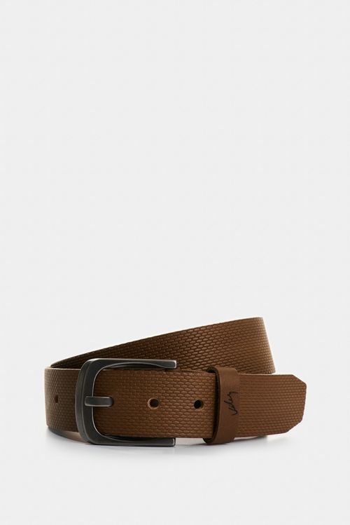 Cinturón unifaz de cuero para hombre Kay