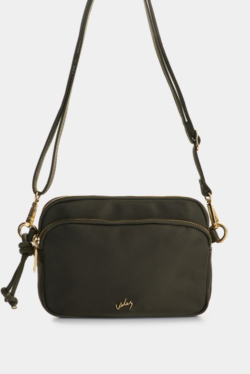 Manos libres en lona y cuero para mujer Tabata