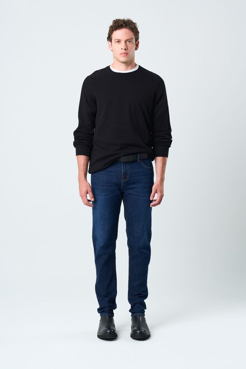 Jean Galis bota recta para hombre semi fitted