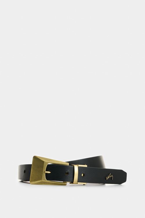 Cinturón Kiwa doble faz en cuero para mujer